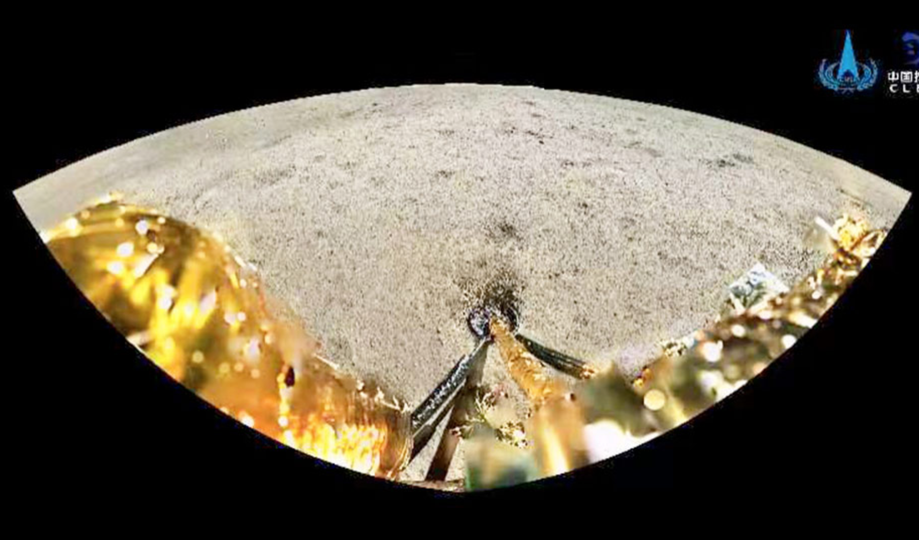 Nave china muestra imágenes del lado oscuro de la Luna